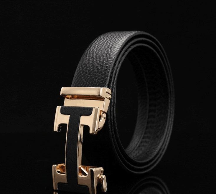 Euro design Men's Leather Belt with Automatic buckle - RMKA SELECT