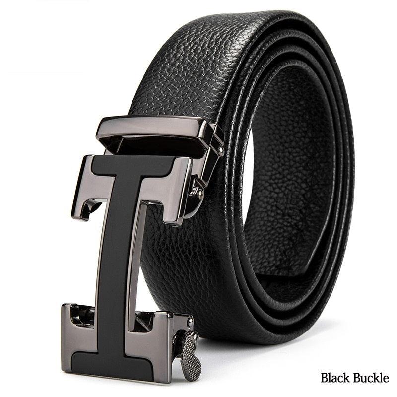 Euro design Men's Leather Belt with Automatic buckle - RMKA SELECT