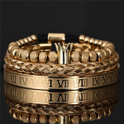 Luxury Roman Royal Crown Adjustable Bracelet - RMKA SELECT